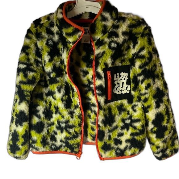 Target Black History Month Camouflage Fleece Sherpa Jacket Unisex Size 5T New! - Picture 6 of 10